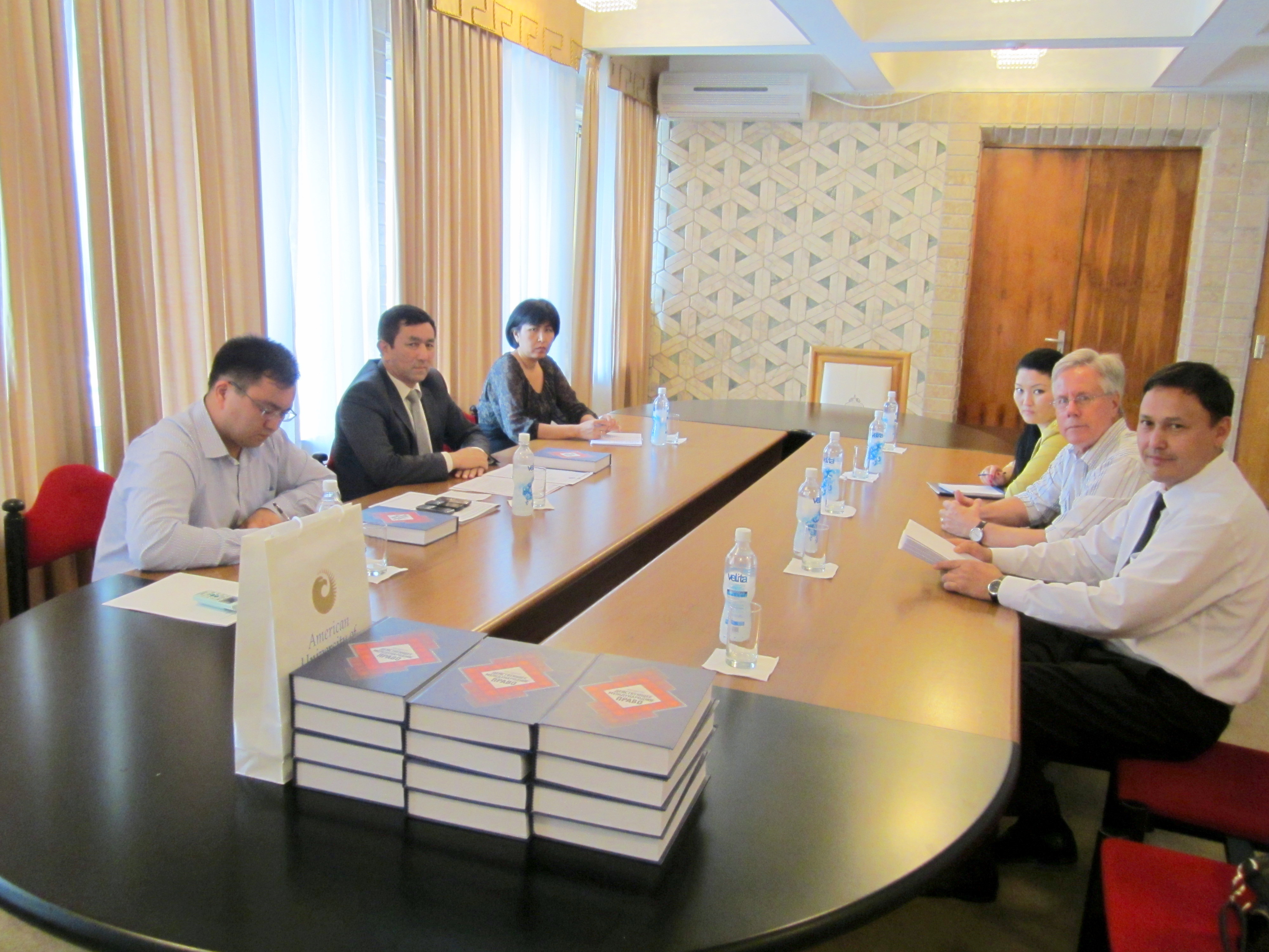 TSPC and PR of AUCA meeting Chair on Juridical Issues and Rule of Law in JK on June 25, 2012